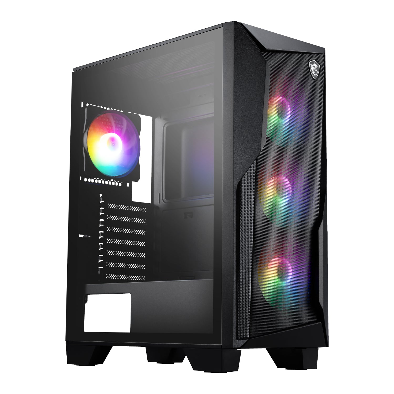 MSI MAG FORGE 130A Airflow ATX Gaming Chassis - Black - Stellar Technologies