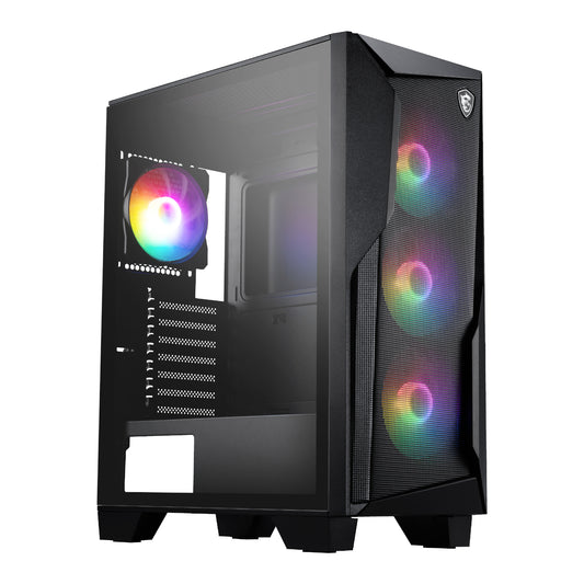 MSI MAG FORGE 130A Airflow ATX Gaming Chassis - Black - Stellar Technologies
