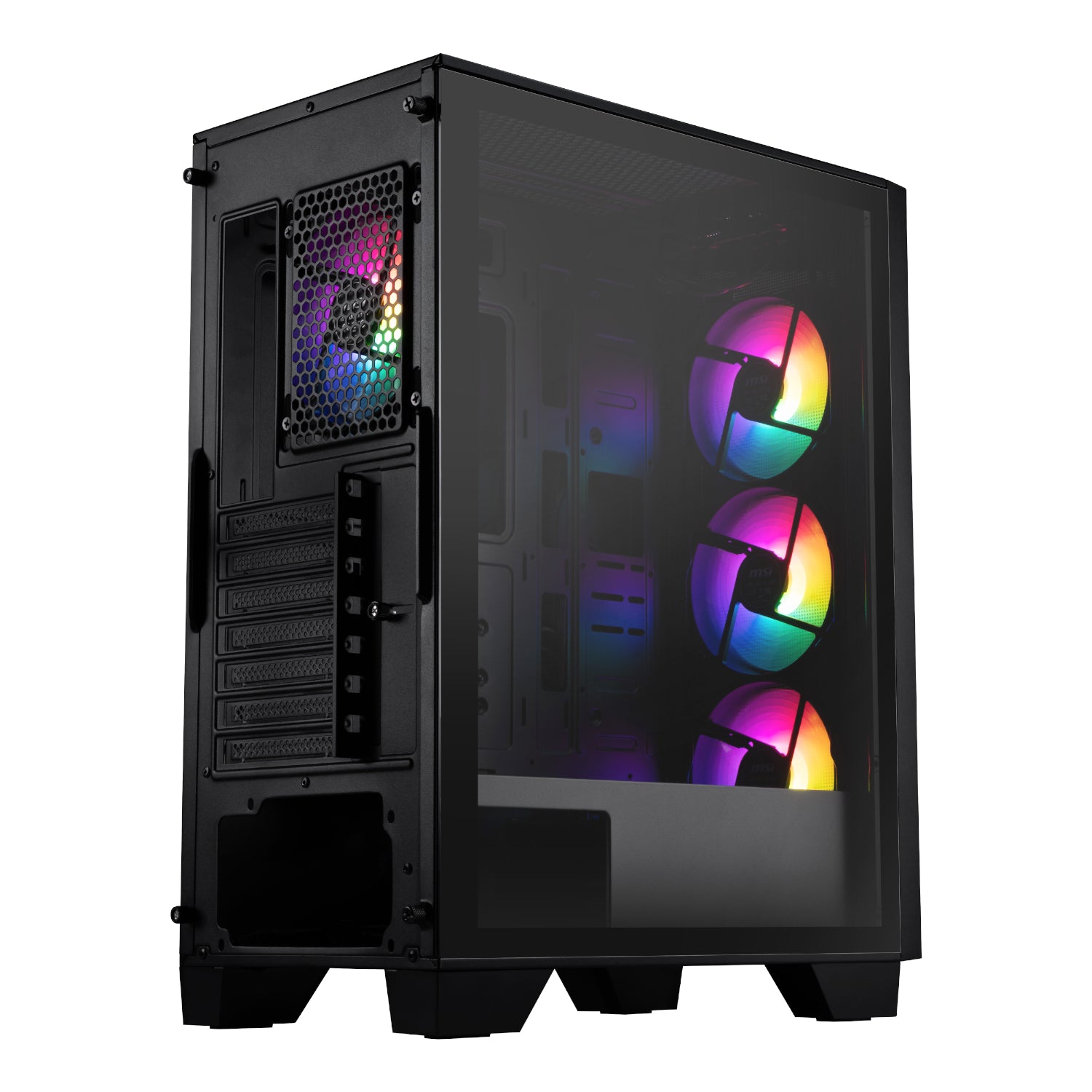 MSI MAG FORGE 130A Airflow ATX Gaming Chassis - Black - Stellar Technologies