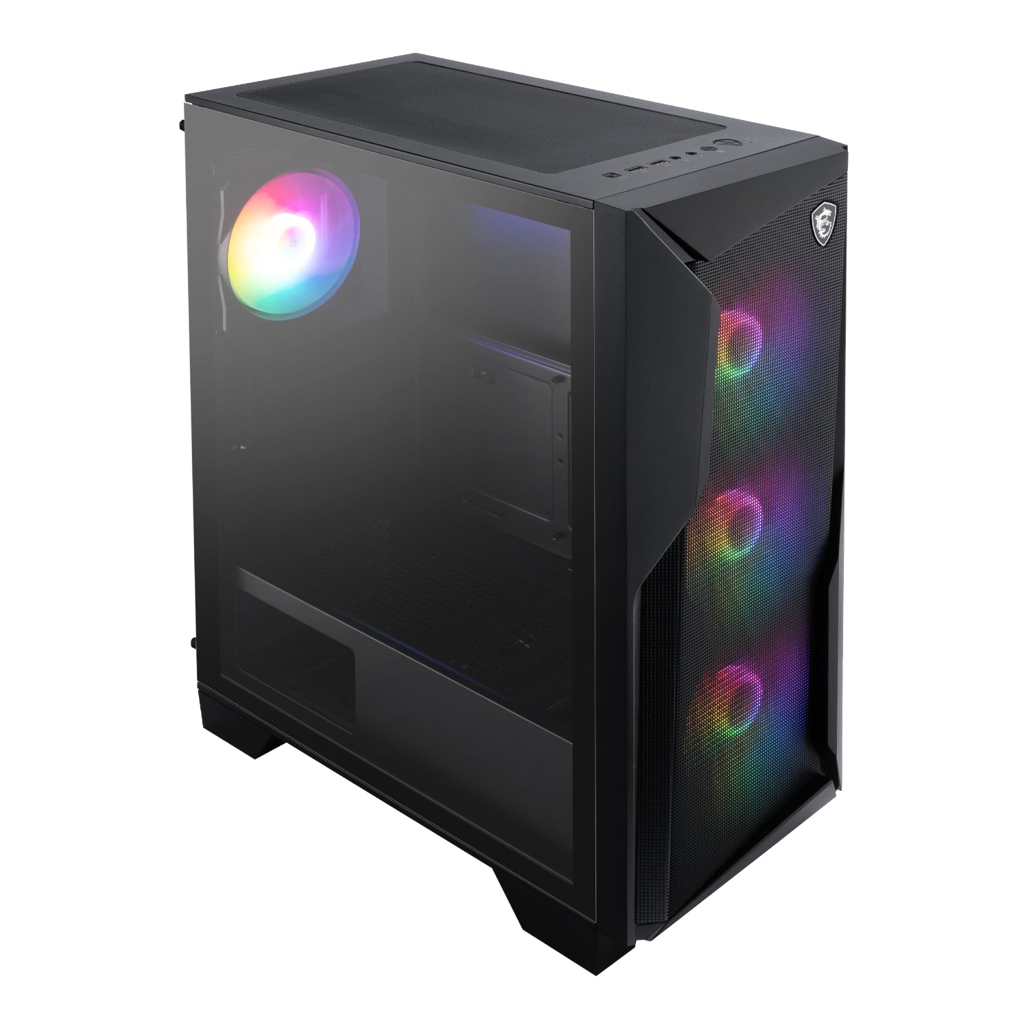 MSI MAG FORGE 130A Airflow ATX Gaming Chassis - Black - Stellar Technologies