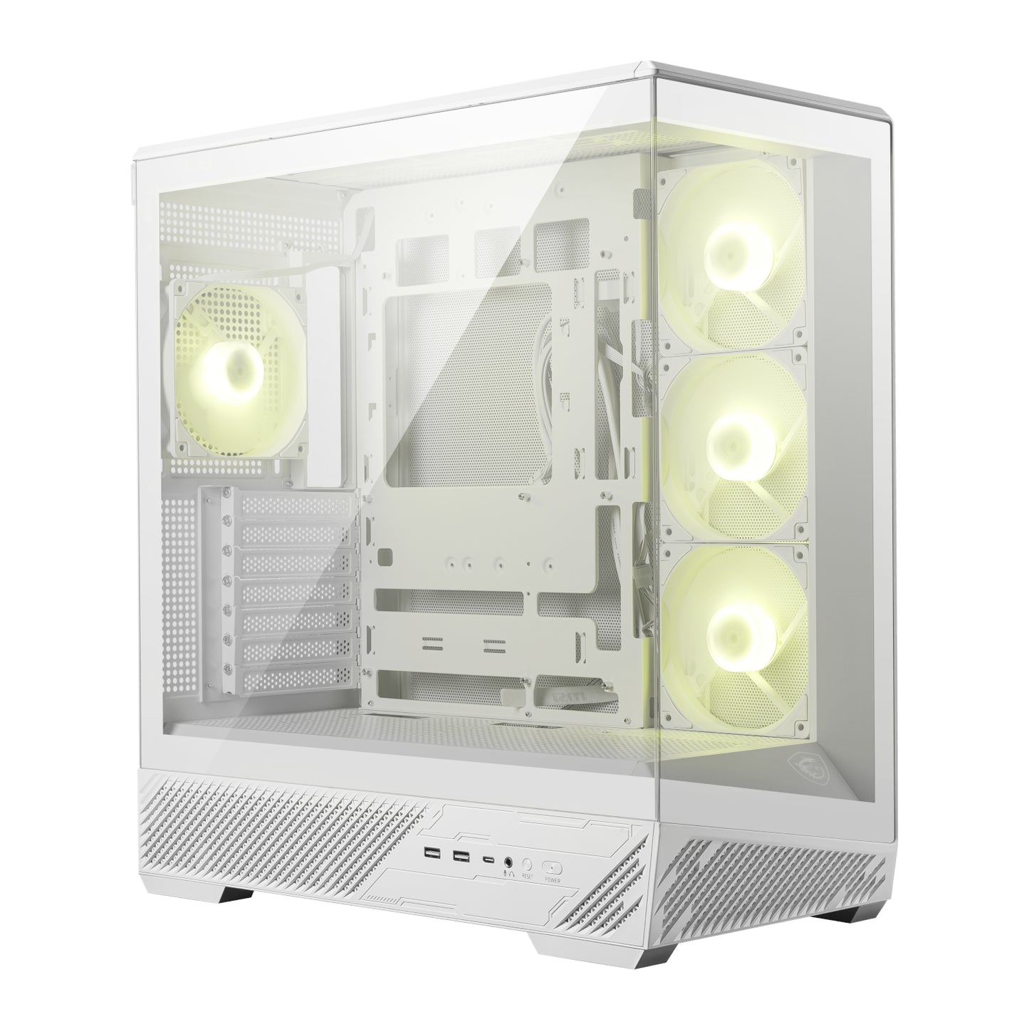 MSI MAG PANO 130R PZ ATX Gaming Chassis - White - Stellar Technologies