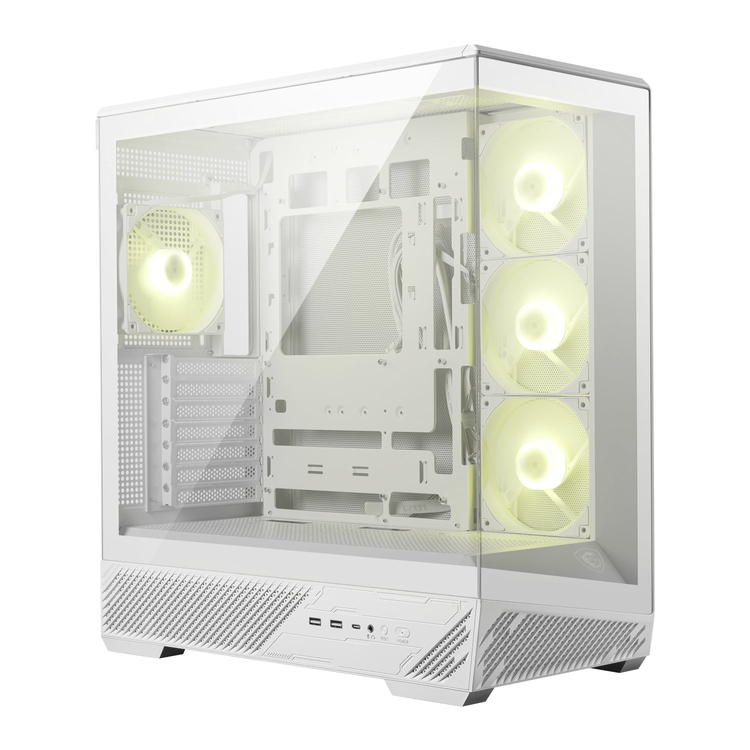 MSI MAG PANO 130R PZ ATX Gaming Chassis - White - Stellar Technologies