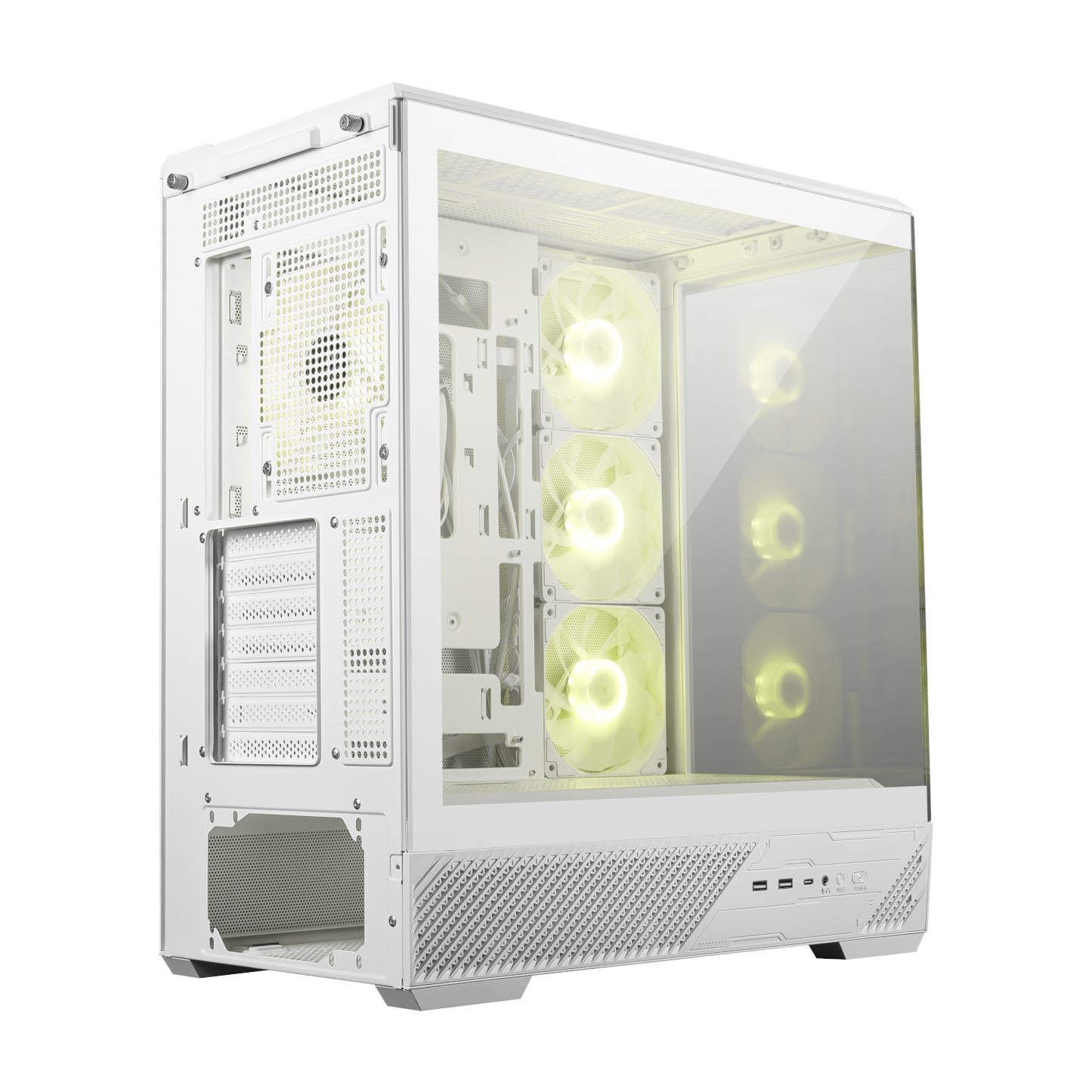 MSI MAG PANO 130R PZ ATX Gaming Chassis - White - Stellar Technologies