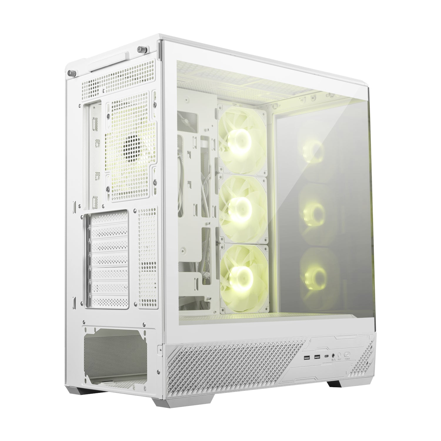 MSI MAG PANO 130R PZ ATX Gaming Chassis - White - Stellar Technologies