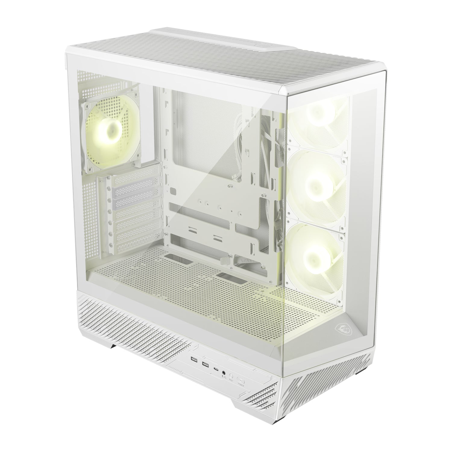 MSI MAG PANO 130R PZ ATX Gaming Chassis - White - Stellar Technologies