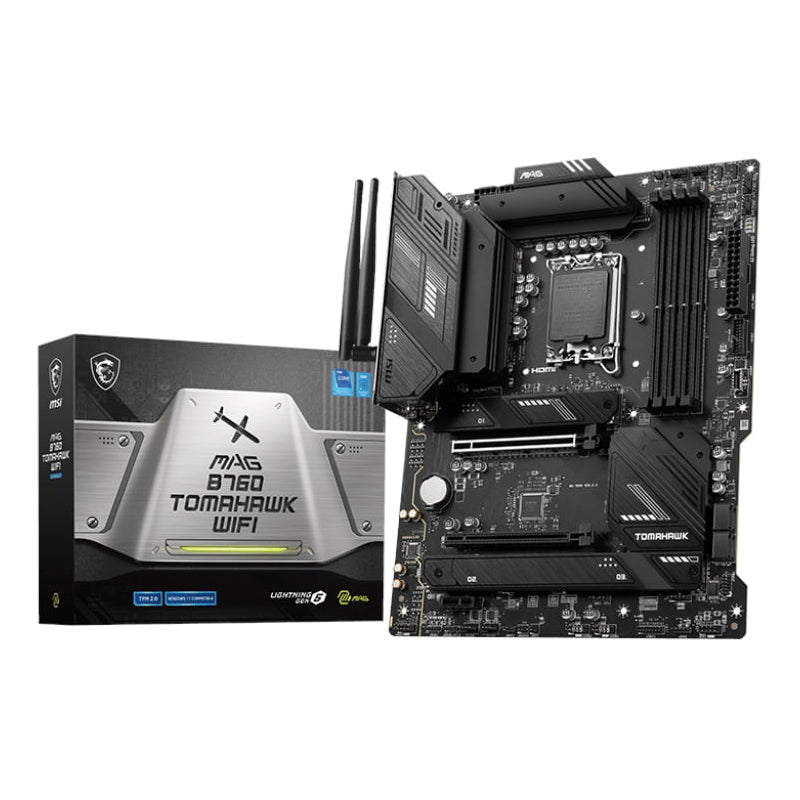 MSI MAG B760 TOMAHAWK WIFI DDR5 Intel LGA1700 ATX Gaming Motherboard - Stellar Technologies