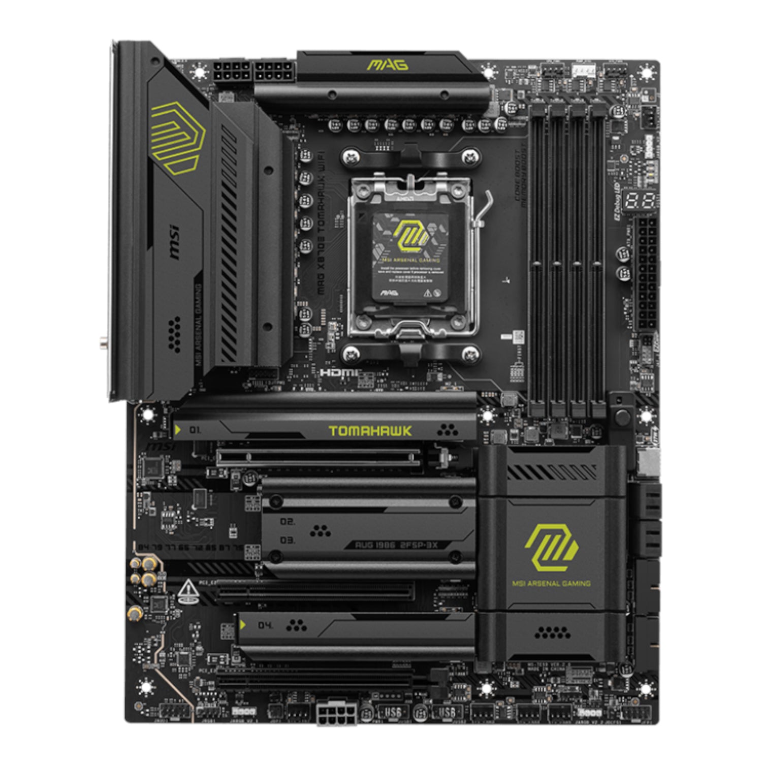 MSI MAG X870E TOMAHAWK WIFI AM5 ATX DDR5 Gaming Motherboard - Stellar Technologies