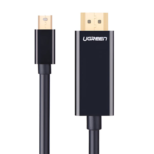 UGREEN Mini DisplayPort Male to 4K@30Hz HDMI Cable 1.5m - Black - Stellar Technologies