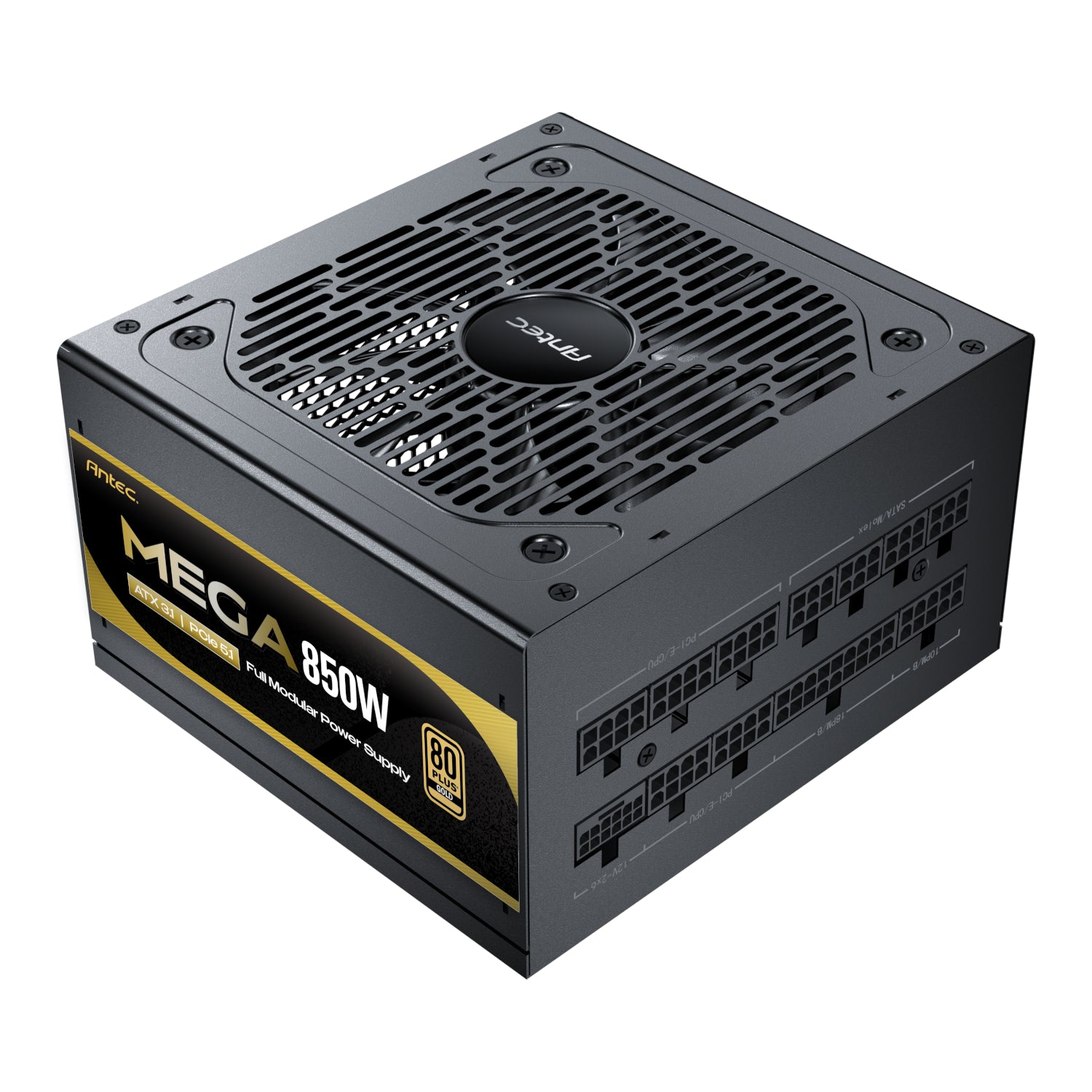 Antec MEGA 850W 80 PLUS Gold ATX3.1 PCIE 5.1 Fully Modular Power Supply - Stellar Technologies
