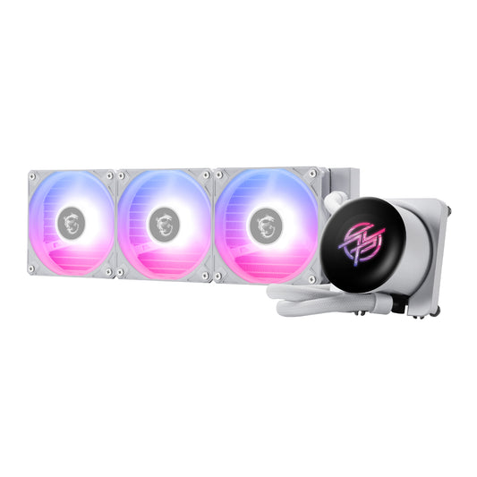 MSI MPG Coreliquid P13 360 AIO Liquid CPU Cooler - White - Stellar Technologies