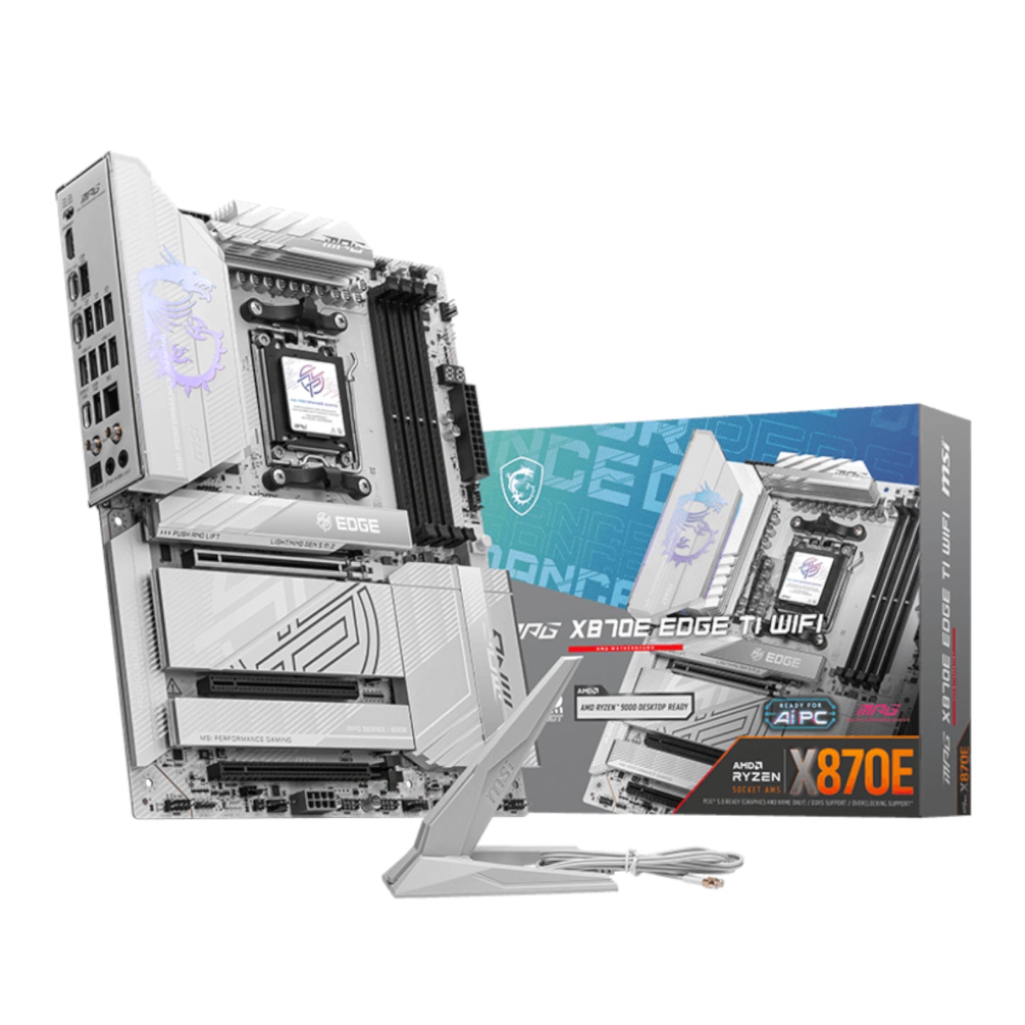 MSI MPG X870E EDGE TI WIFI AM5 ATX DDR5 Gaming Motherboard - Stellar Technologies