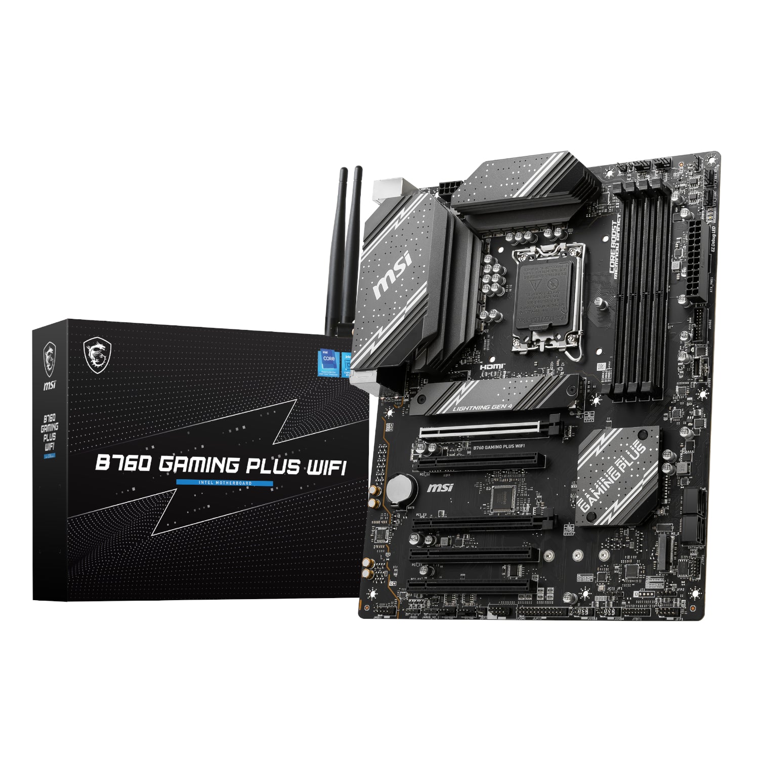 MSI B760 GAMING PLUS WIFI DDR5 LGA1700 ATX Motherboard - Stellar Technologies
