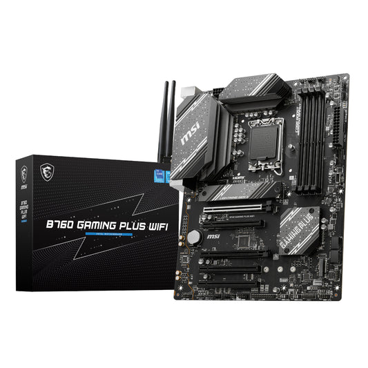 MSI B760 GAMING PLUS WIFI DDR5 LGA1700 ATX Motherboard - Stellar Technologies