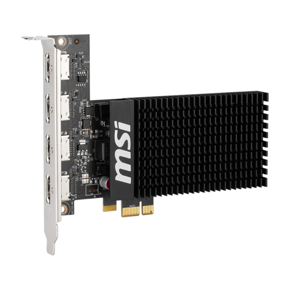 MSI Nvidia GeForce GT 710 2GD3H 2GB 64-BIT 4x HDMI Graphics Card - Stellar Technologies