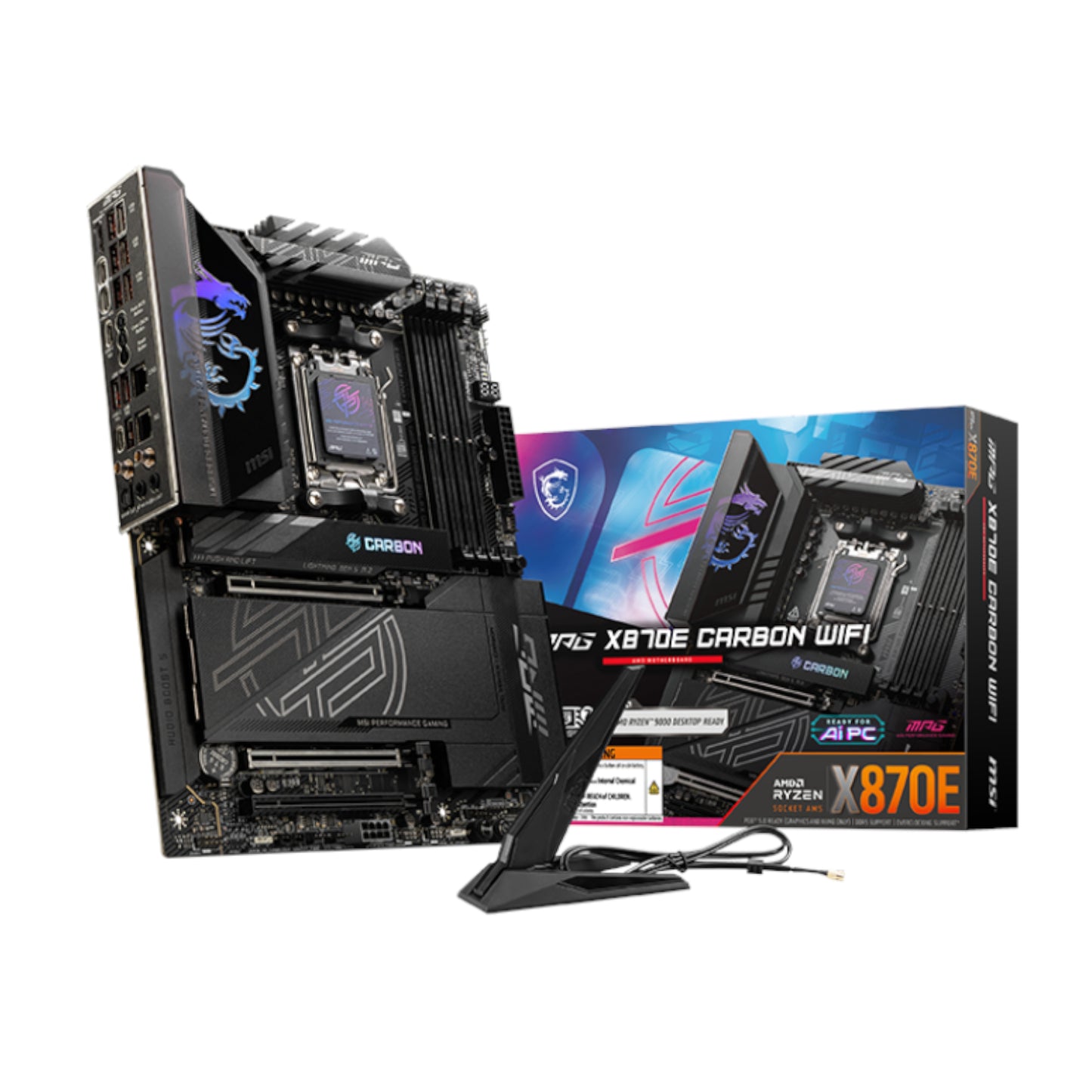 MSI MAG X870E CARBON WIFI ATX Motherboard - Stellar Technologies