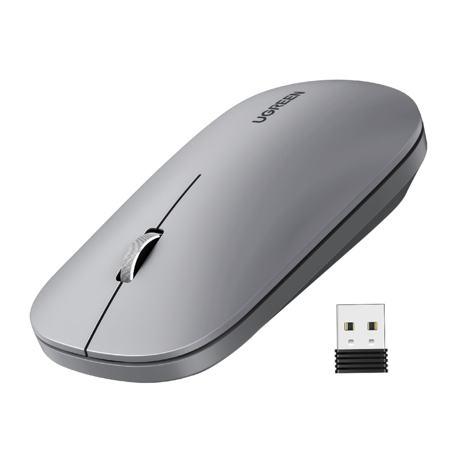 UGREEN Portable 2.4GHz Wireless Mouse - Grey - Stellar Technologies