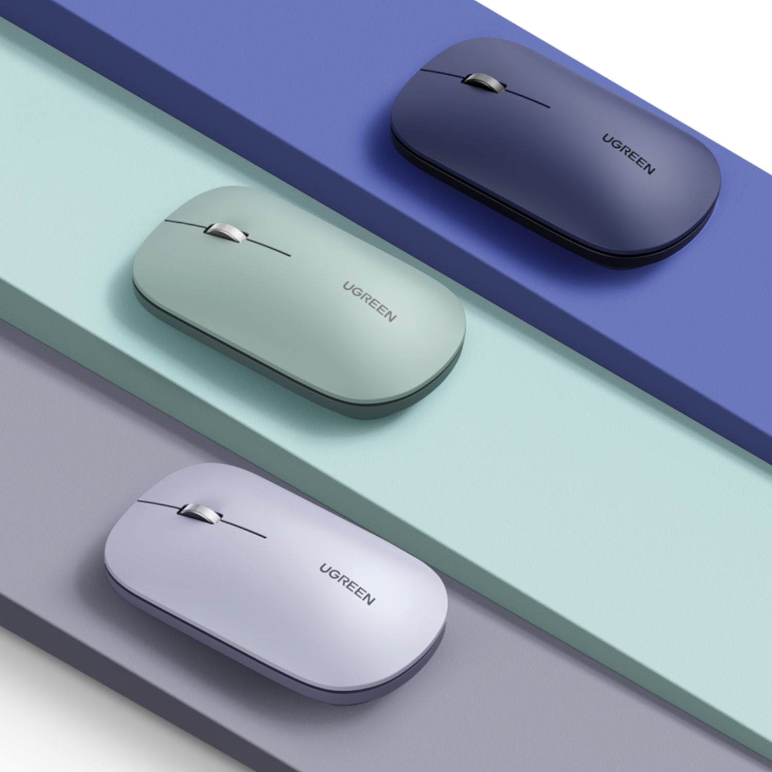 UGREEN Portable 2.4GHz Wireless Mouse - Grey - Stellar Technologies