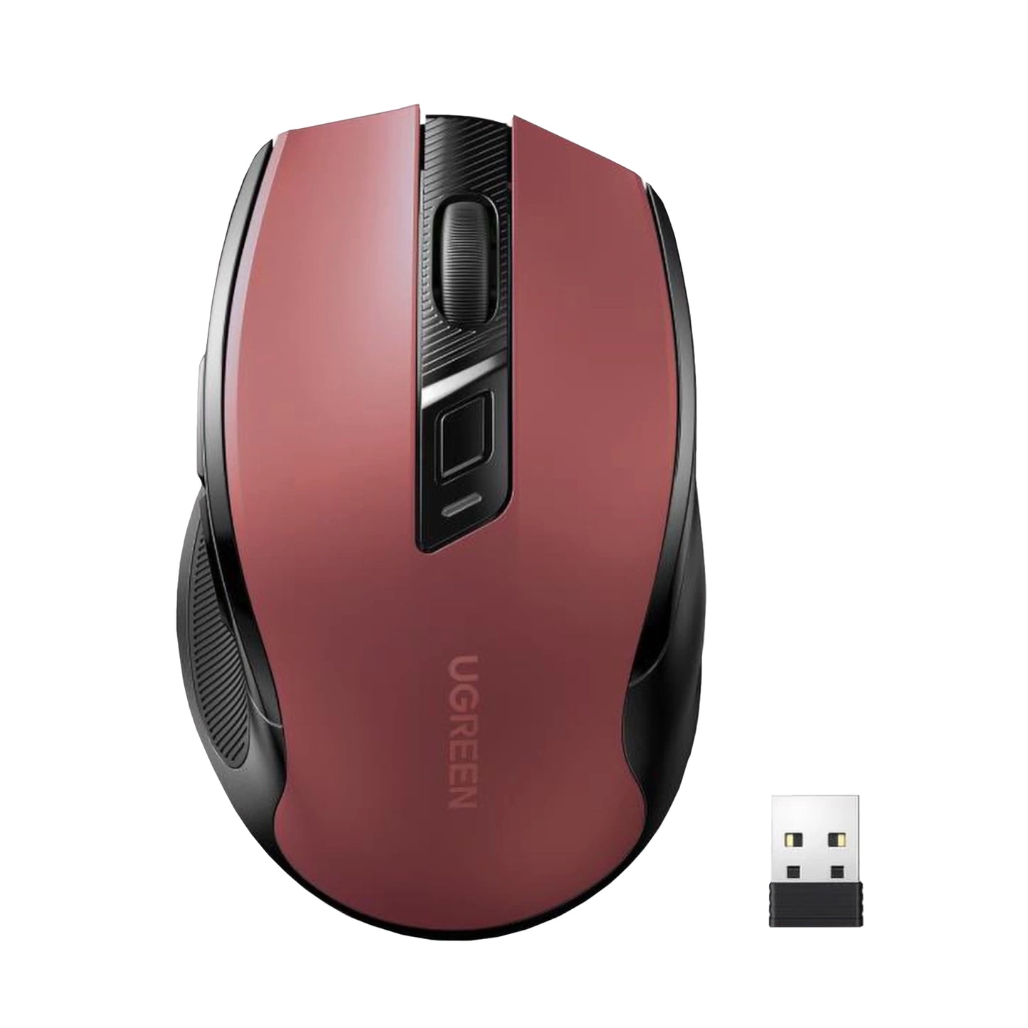 UGREEN MU006 2.4GHz Wireless Optical Mouse - Red - Stellar Technologies