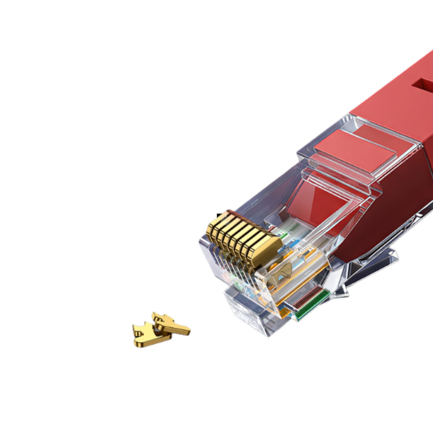 UGREEN RJ45 CAT6 Ethernet 0.5m LAN Network Cable -Red (1Gbps, 250MHz) - Stellar Technologies