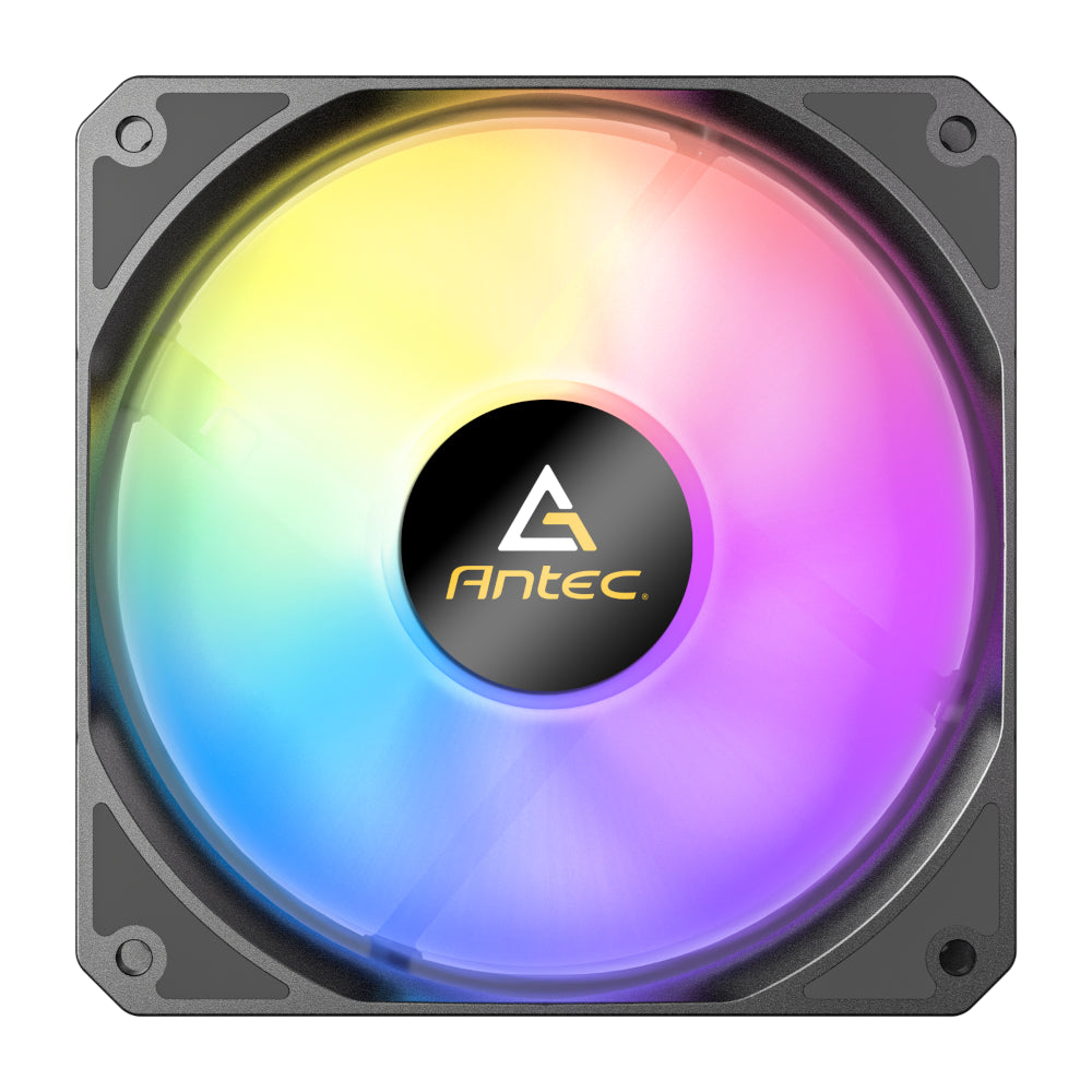 Antec P12 PWM 120mm ARGB Reverse Case Fan - Black - Stellar Technologies