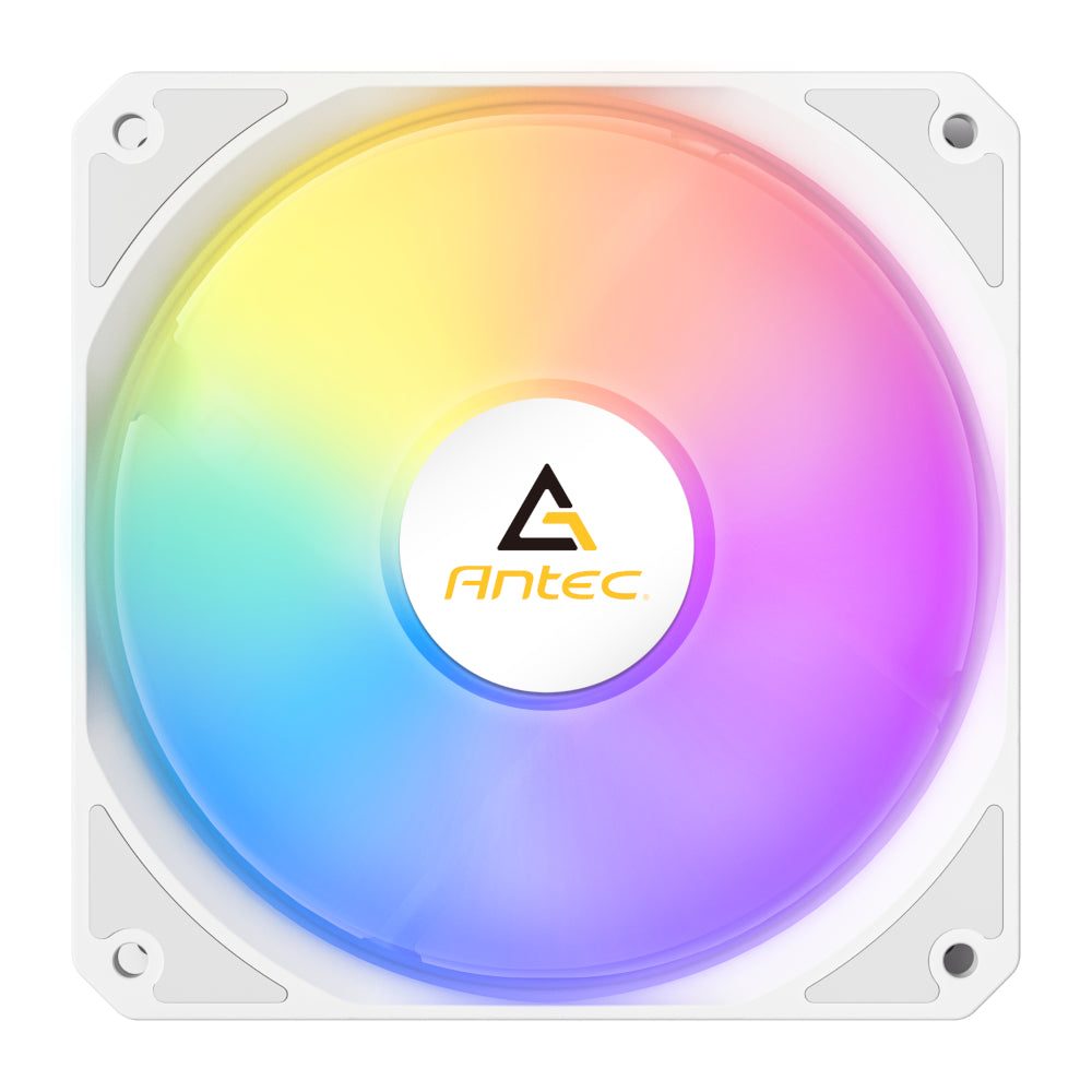 Antec P12 PWM 120mm ARGB Reverse Case Fan - White - Stellar Technologies