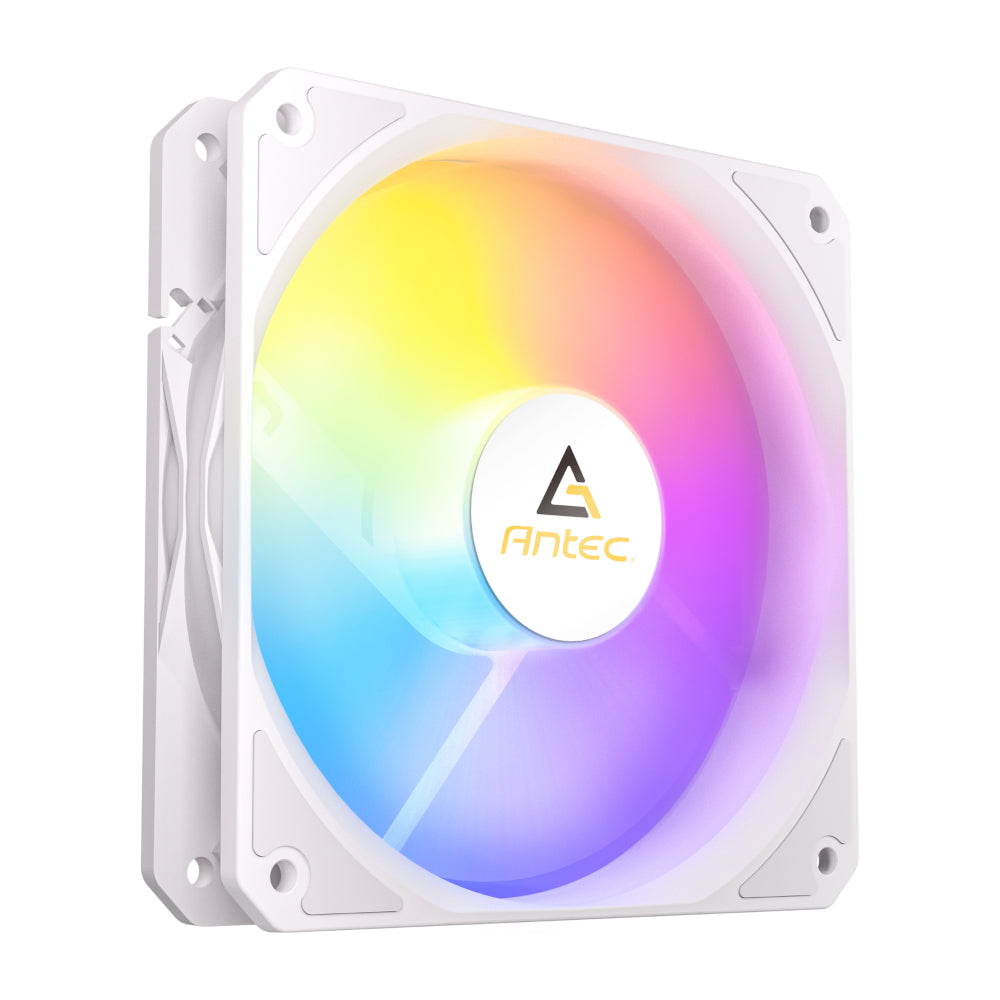 Antec P12 PWM 120mm ARGB Reverse Case Fan - White - Stellar Technologies