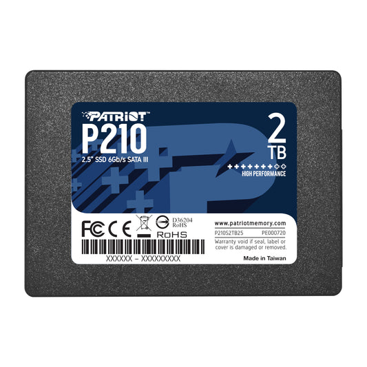 Patriot P210 2TB 2.5 Inch SATAIII SSD - Stellar Technologies