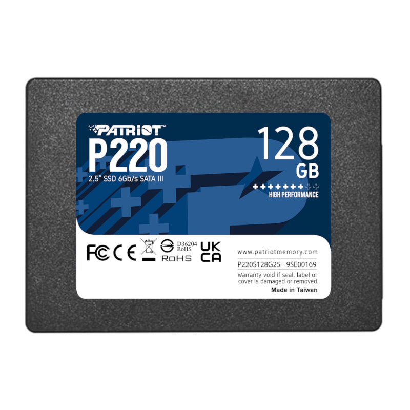 Patriot P220 128GB 2.5" SSD - Stellar Technologies