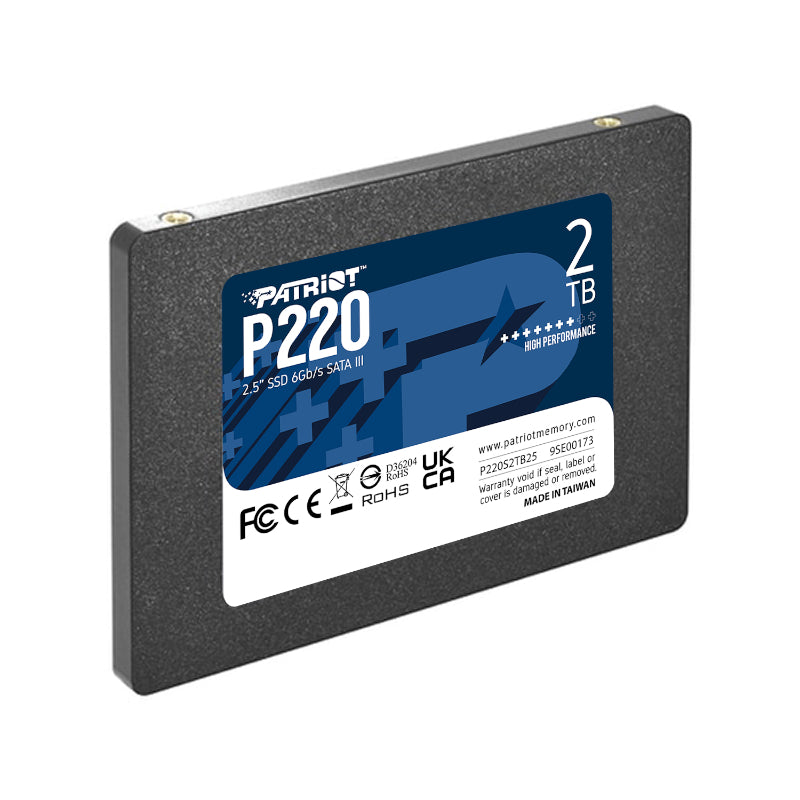 Patriot P220 2TB 2.5" SSD - Stellar Technologies