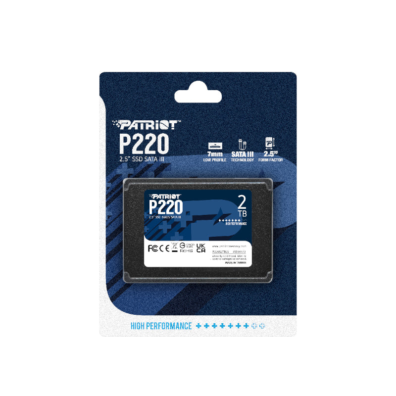 Patriot P220 2TB 2.5" SSD - Stellar Technologies