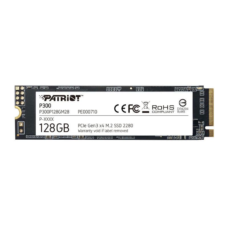 Patriot P300 128GB M.2 PCIe NVMe SSD - Stellar Technologies
