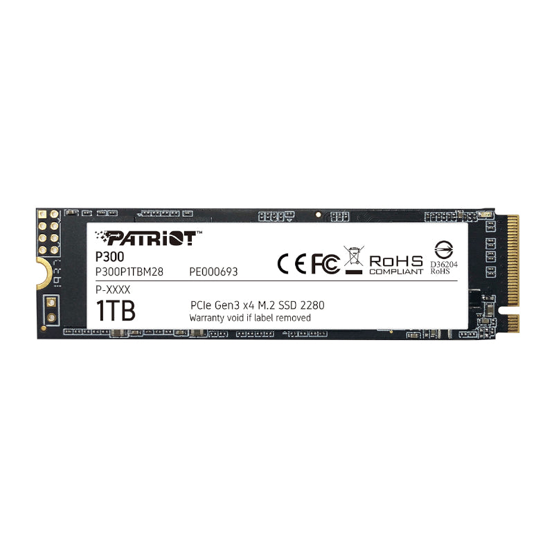 Patriot P300 1TB M.2 PCIe NVMe SSD - Stellar Technologies