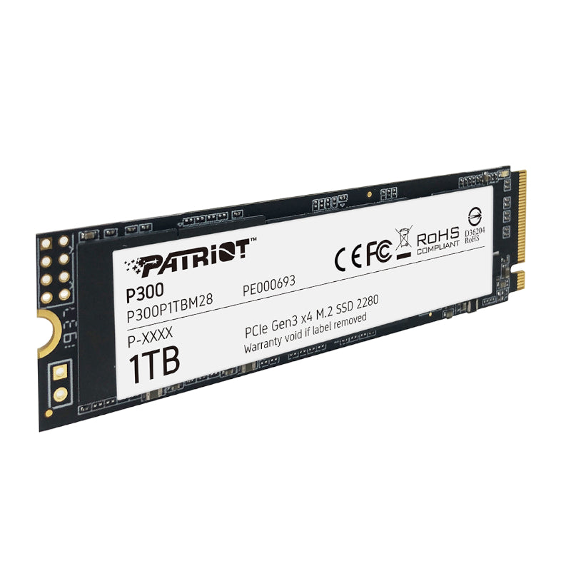Patriot P300 1TB M.2 PCIe NVMe SSD - Stellar Technologies