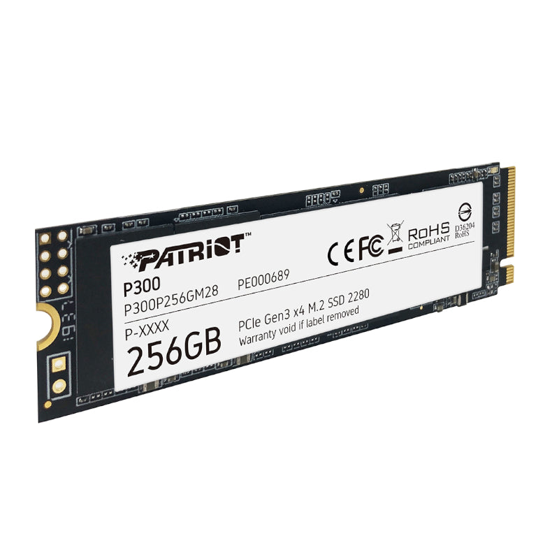 Patriot P300 256GB M.2 PCIe NVMe SSD - Stellar Technologies