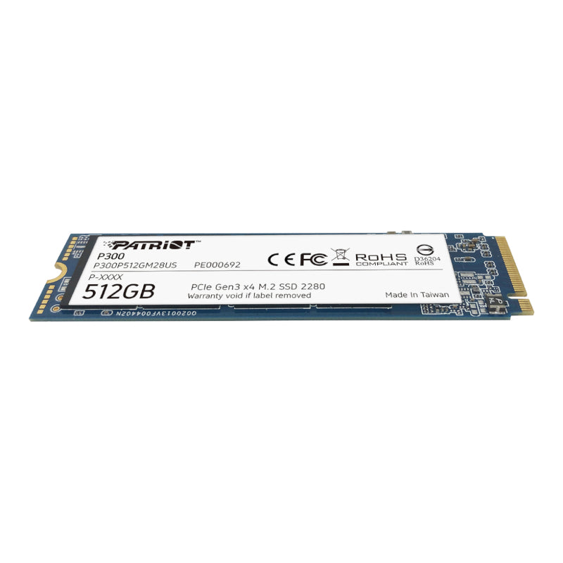 Patriot P300 512GB M.2 PCIe NVMe SSD - Stellar Technologies