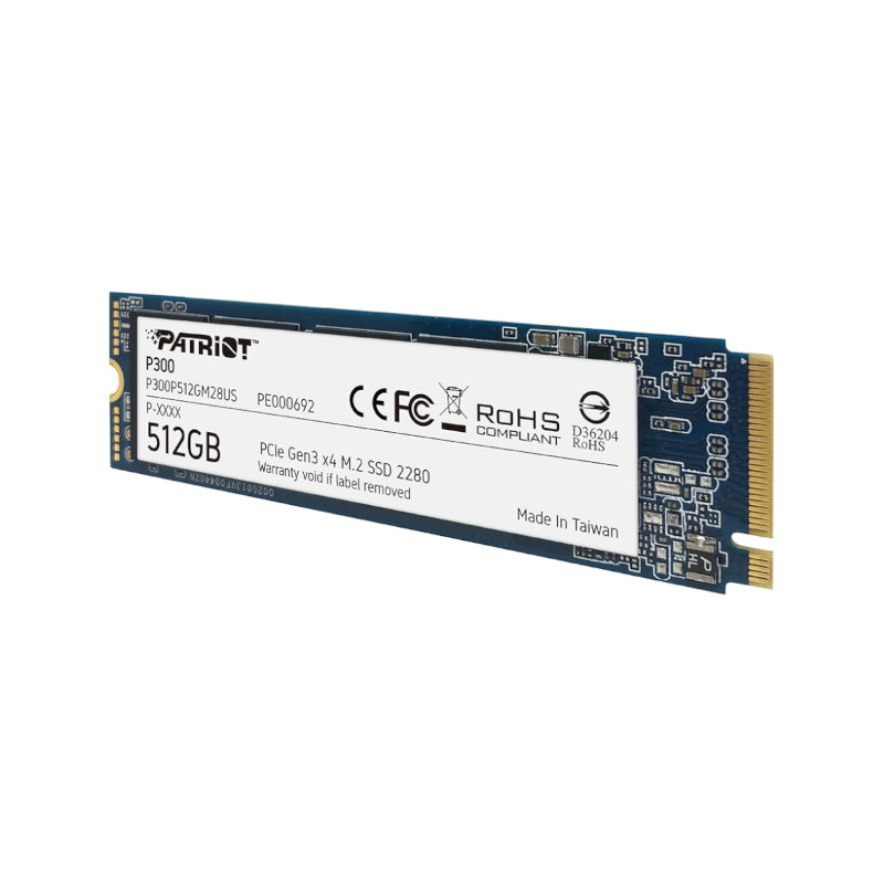 Patriot P300 512GB M.2 PCIe NVMe SSD - Stellar Technologies