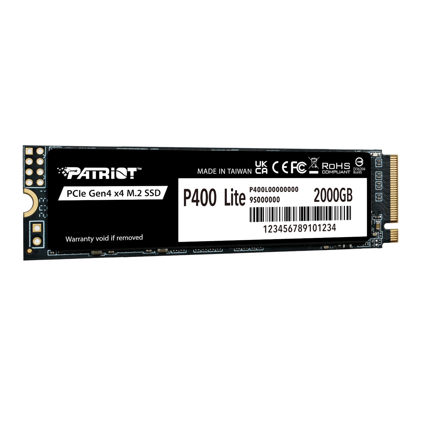 Patriot P400 Lite 2TB M.2 PCIe Gen 4 x4 NVMe SSD - Stellar Technologies