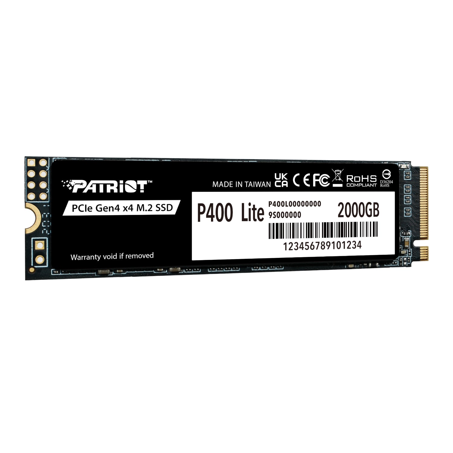 Patriot P400 Lite 2TB M.2 PCIe Gen 4 x4 NVMe SSD - Stellar Technologies