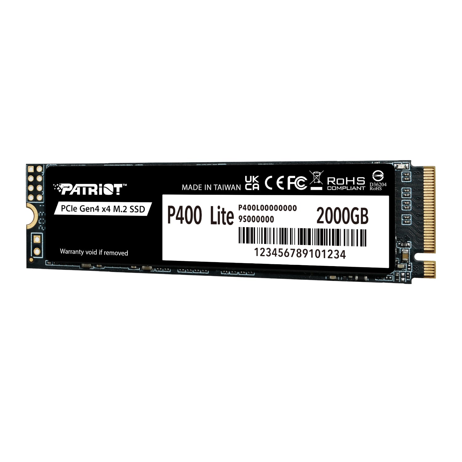 Patriot P400 Lite 2TB M.2 PCIe Gen 4 x4 NVMe SSD - Stellar Technologies