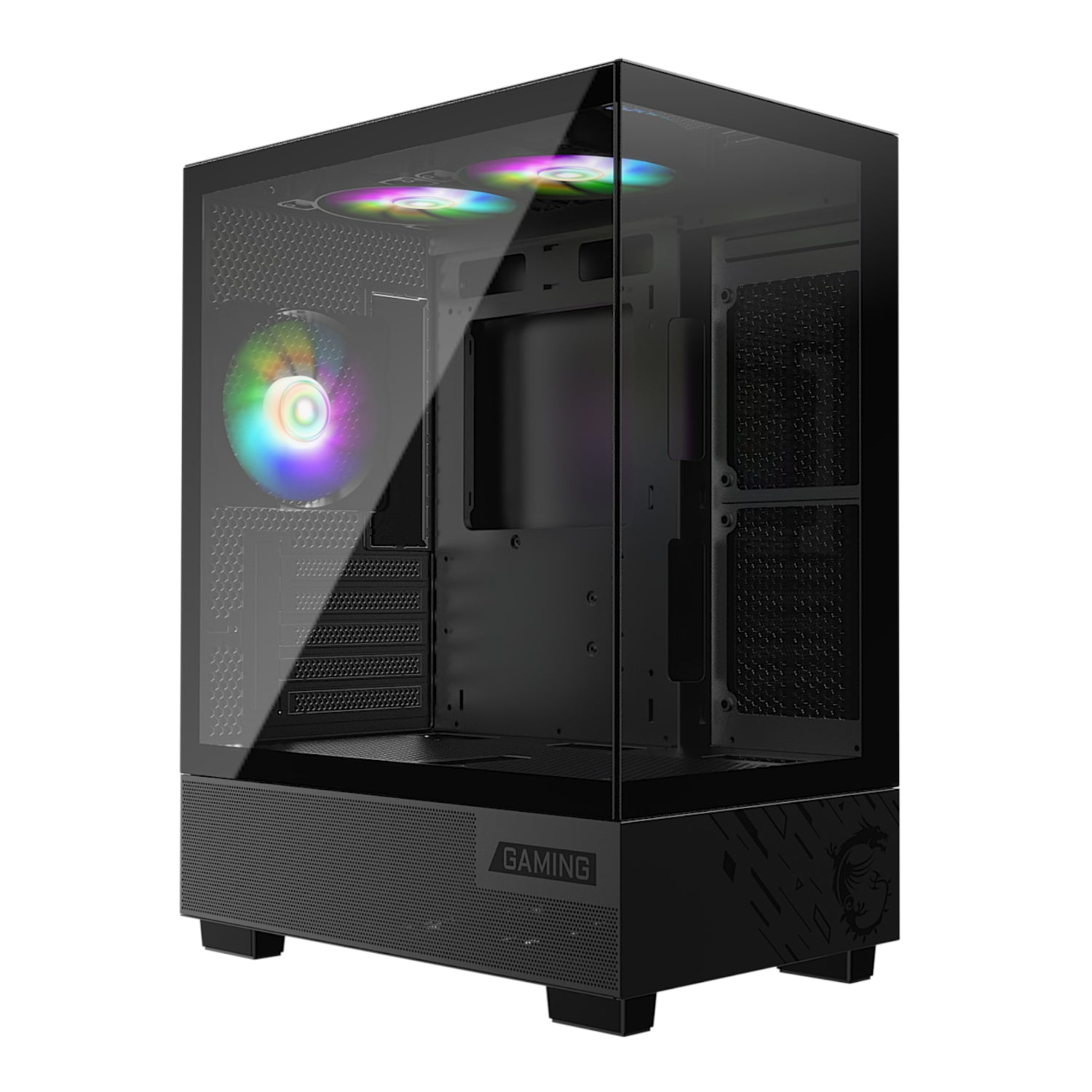 MSI PAG PANO M110A Micro-ATX Gaming Chassis - Black - Stellar Technologies