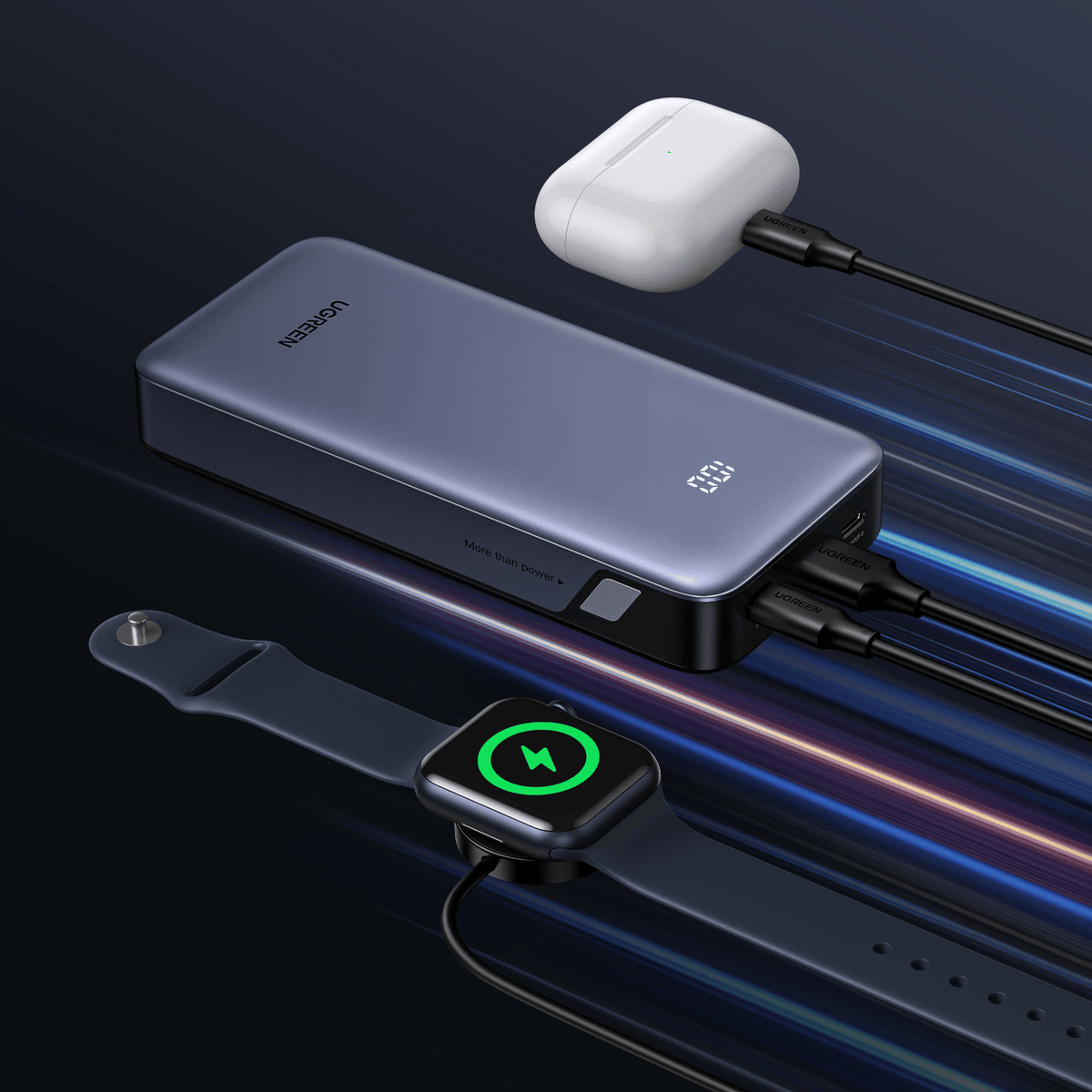UGREEN 30W 20000mAh Power Bank - Two-way Fast Charging