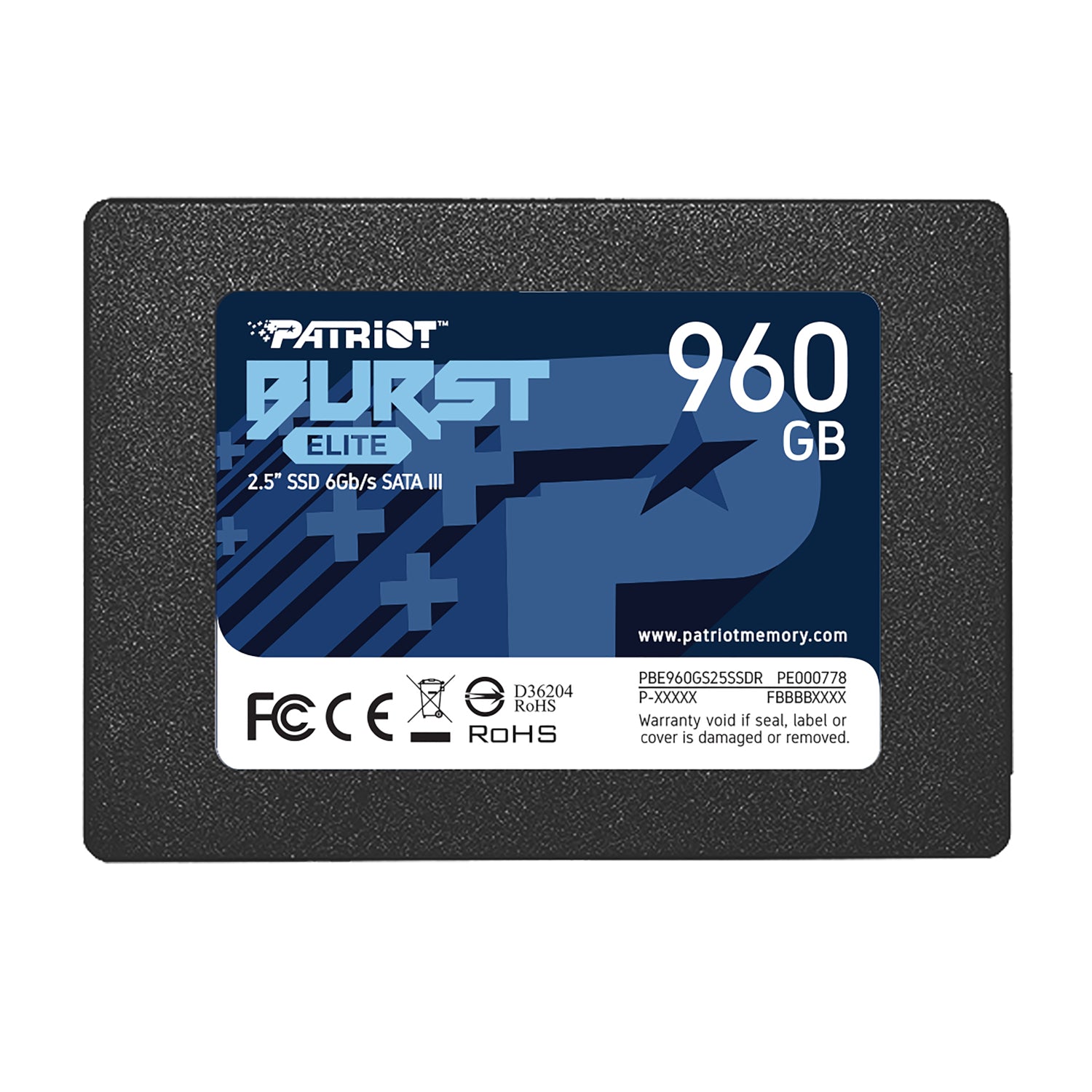 Patriot Burst Elite 960GB 2.5" SATA III SSD - Stellar Technologies