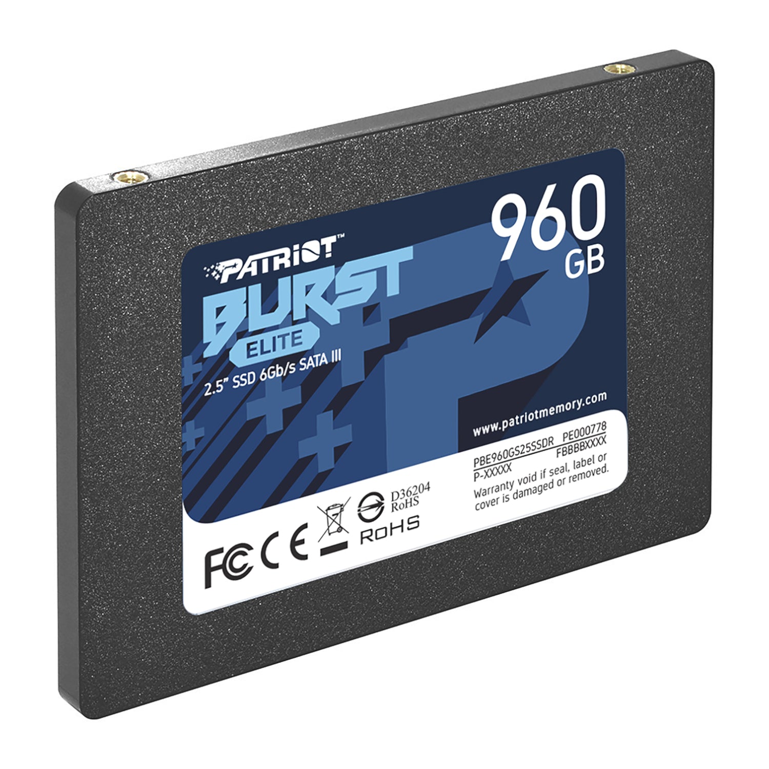 Patriot Burst Elite 960GB 2.5" SATA III SSD - Stellar Technologies
