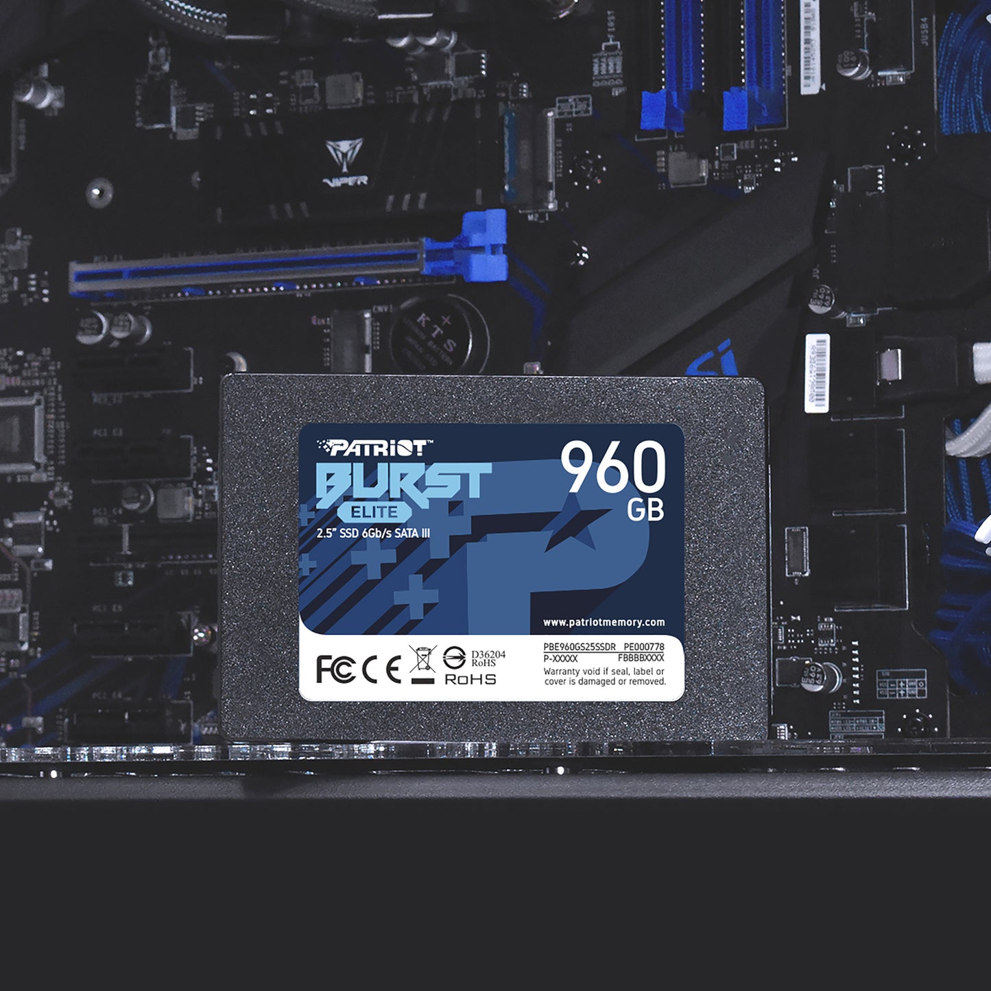 Patriot Burst Elite 960GB 2.5" SATA III SSD - Stellar Technologies