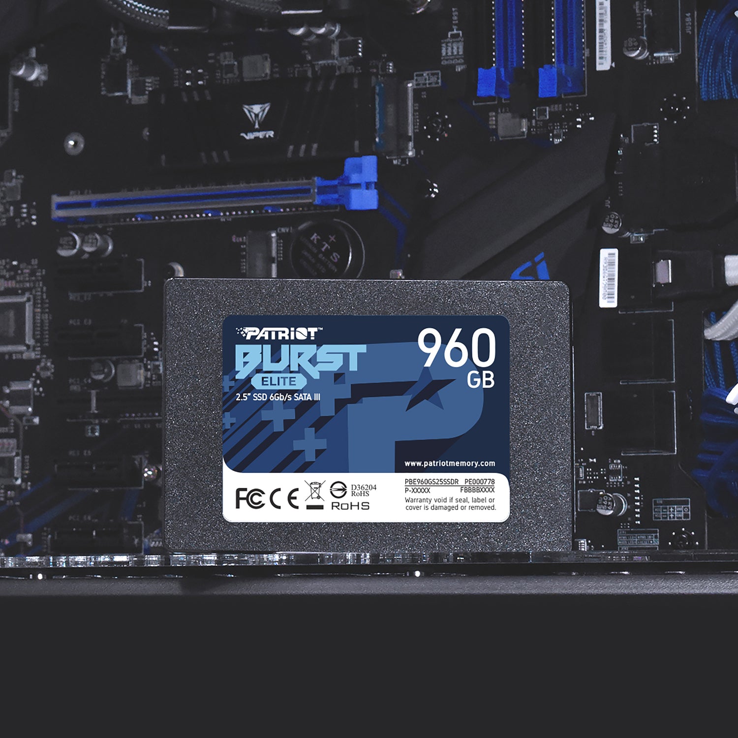 Patriot Burst Elite 960GB 2.5" SATA III SSD - Stellar Technologies