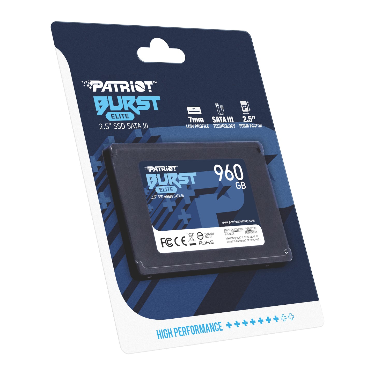 Patriot Burst Elite 960GB 2.5" SATA III SSD - Stellar Technologies