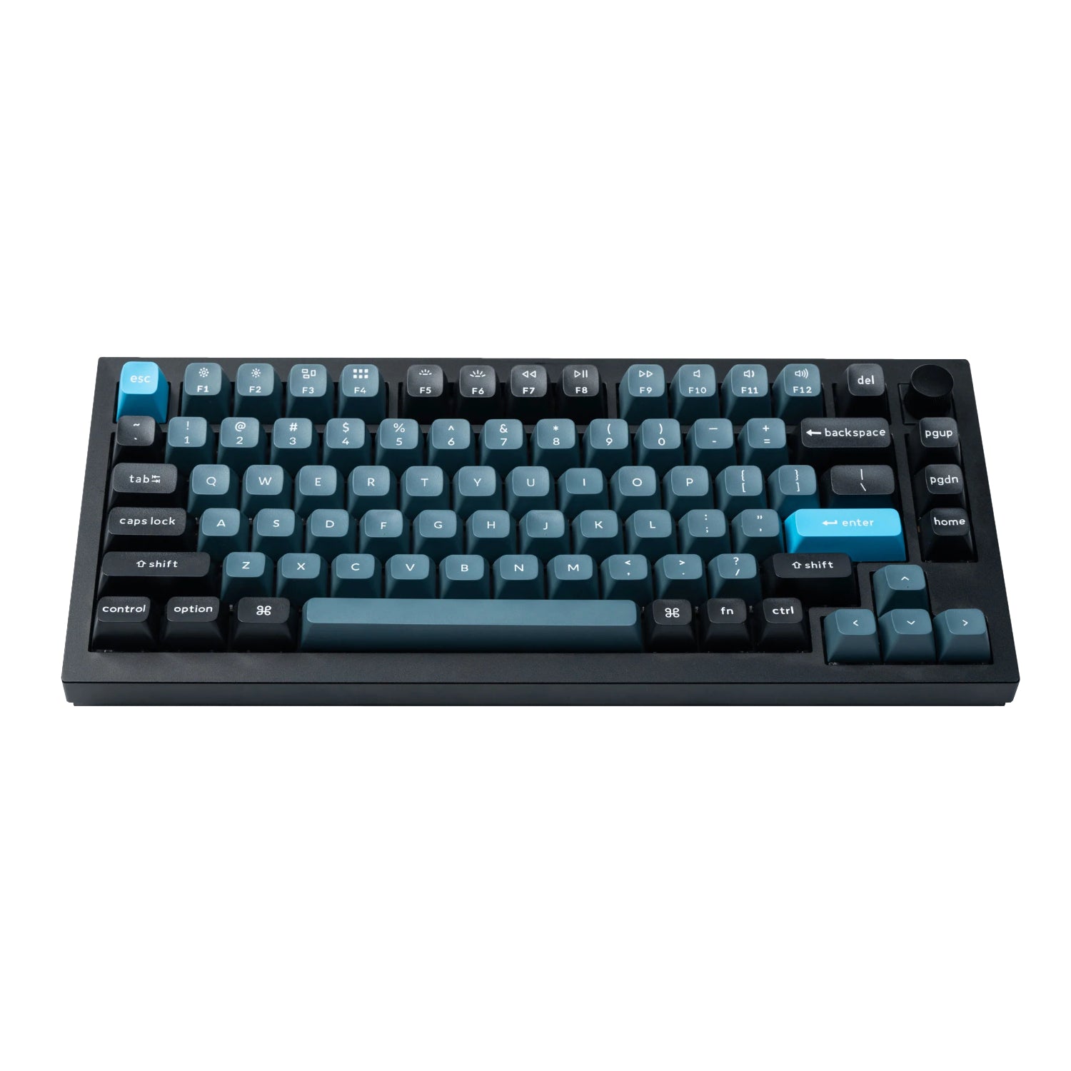 Keychron Double Shot KSA PBT Keycap Set - Dark Grey/Grey/Blue - Stellar Technologies