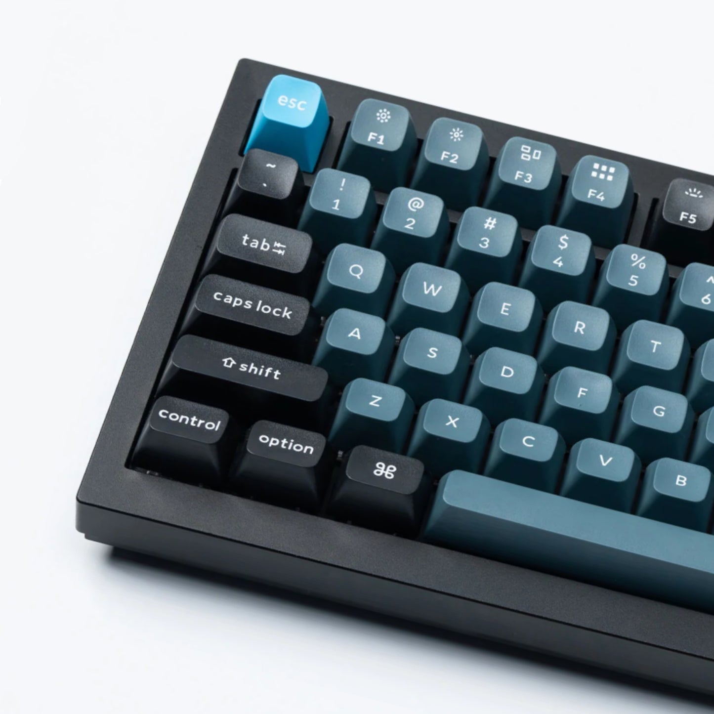 Keychron Double Shot KSA PBT Keycap Set - Dark Grey/Grey/Blue - Stellar Technologies