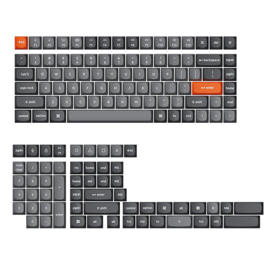 Keychron Double-Shot PBT OSA Keycap Set - Grey - Stellar Technologies