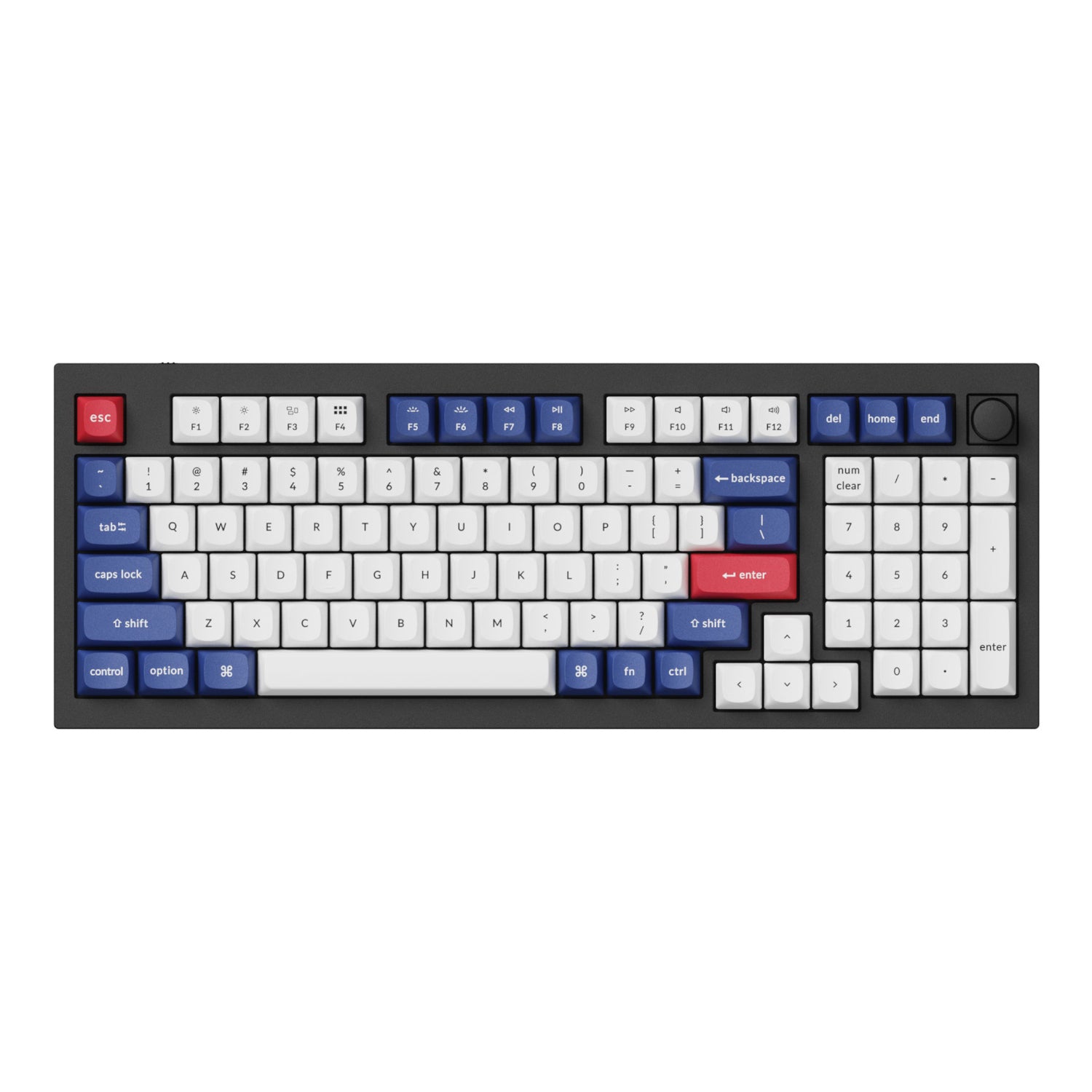 Keychron Double-Shot PBT OSA Keycap Set - Blue and White - Stellar Technologies